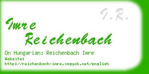 imre reichenbach business card